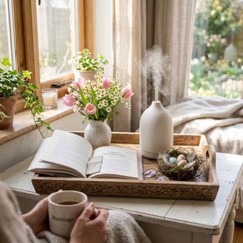 Me-Time an Ostern: 3 wohltuende Diffuser-Mischungen für Frauen ab 40