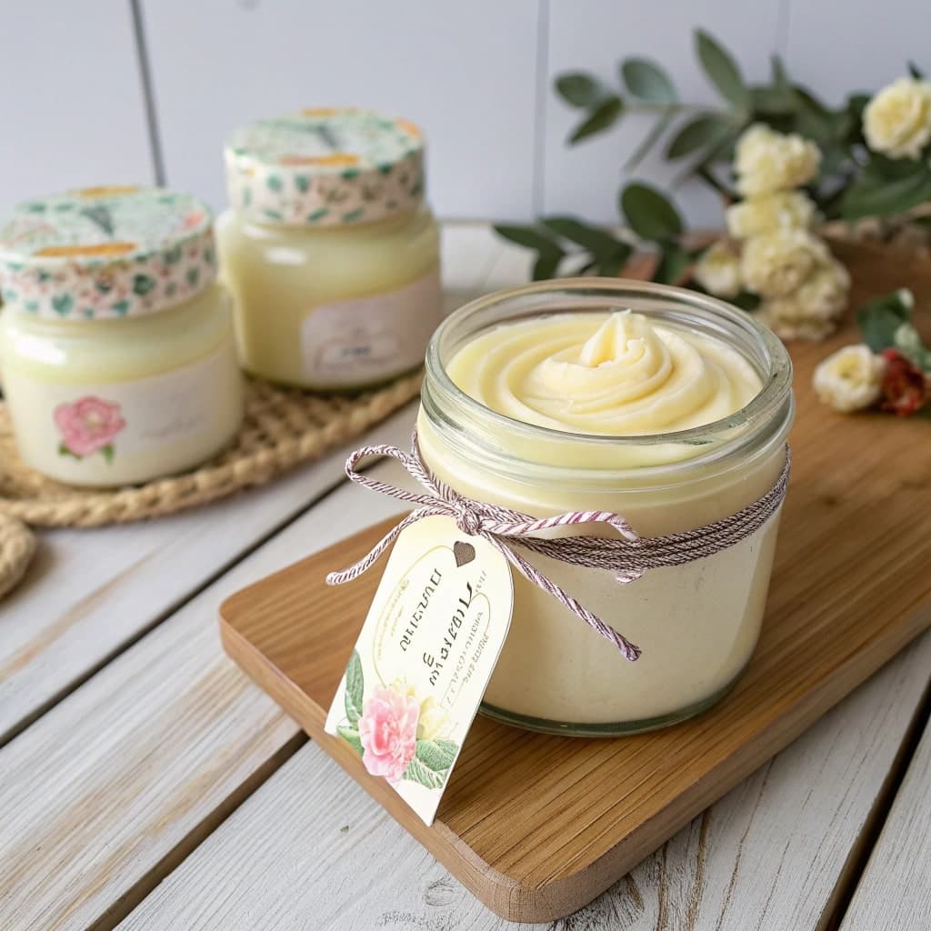 Natürliche Körperbutter selber machen: ein Geschenk für deine Haut.