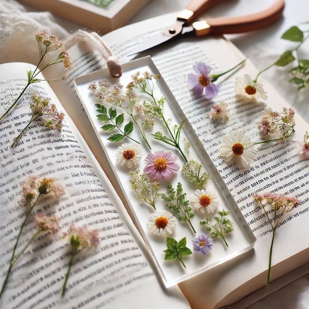 Von der Natur inspiriert: DIY-Lesezeichen aus gepressten Blumen basteln