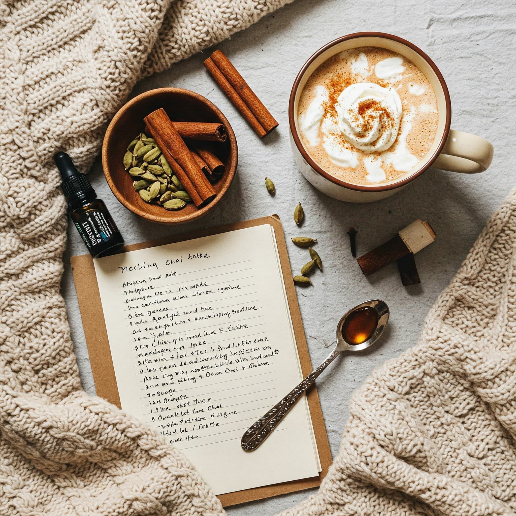 In diesem Artikel zeige ich dir, wie du einen Chai Latte ganz einfach selber machen kannst – mit natürlichen Zutaten, wohltuenden Gewürzen und ätherischen Ölen. Dabei erfährst du auch, warum selbstgemachter Chai Latte nicht nur besser schmeckt, sondern auch eine gesunde Alternative zu Fertigmischungen ist.