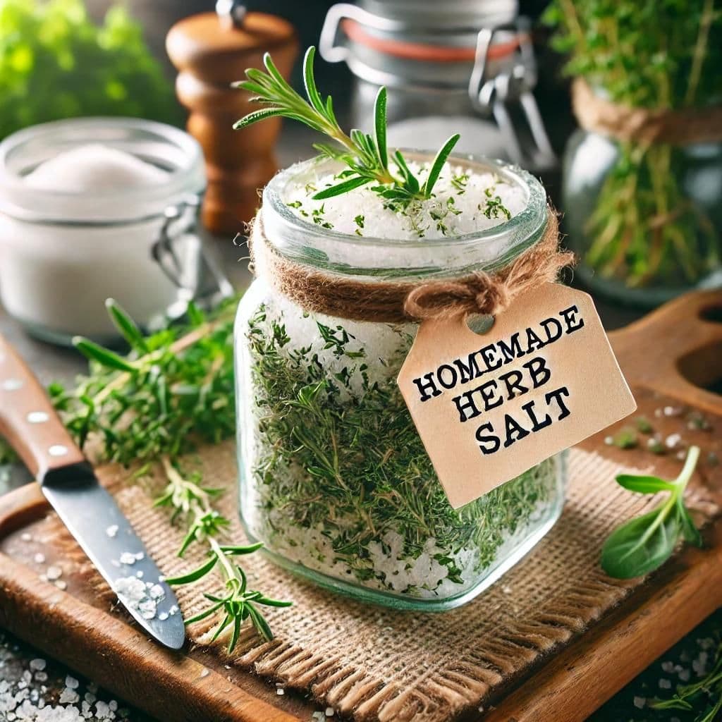 Hier erfährst du wie du ganz einfach frisches Kräutersalz selbst herstellen kannst. Mit wenigen Zutaten und minimalem Aufwand zauberst du eine gesunde und aromatische Würze ohne künstliche Zusätze für deine Küche.